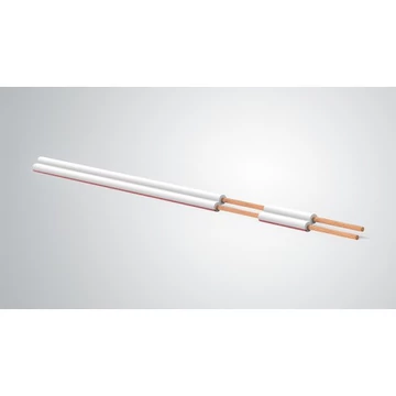 MZSL 2X1,5 KÁBEL FEHÉR 300/300V PVC LAPOS
