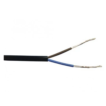 MTL 2X0,75 KÁBEL FEKETE SODROTT RÉZ PVC 300/300V