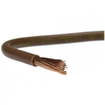 MKH   6 VEZETÉK BARNA SODROTT 450/750V PVC