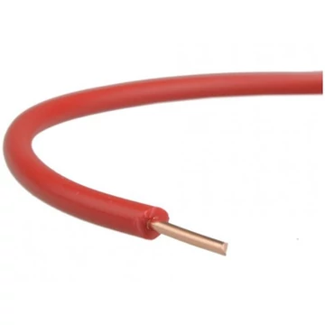 MCU  2,5 (H07V-U) VEZETÉK TÖMÖR RÉZ 450/750V PIROS