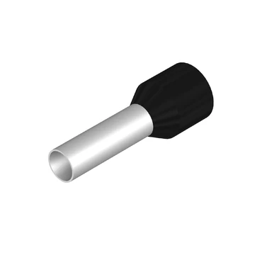ÉRVÉGHÜVELY 6 SZIGELTELT FEKETE 20MM