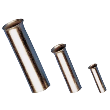 Szigeteletlen érvéghüvely, ónozott elektrolitréz 10mm2, L=18mm