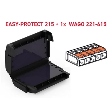 Cellpack EasyProtect 215 géltechnológiás kötődoboz + Wago 1 x 221-415 IPx8