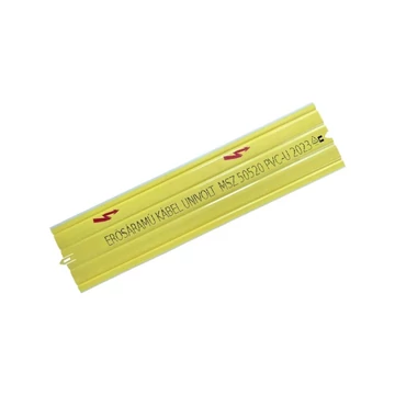 Kábelfedlap ERŐSÁRAM felirattal 150MM