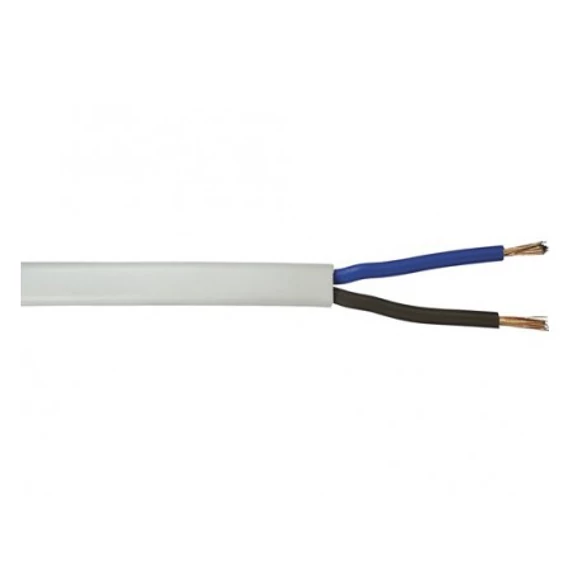 MTL 2X0,75 KÁBEL FEHÉR SODROTT RÉZ PVC 300/300V