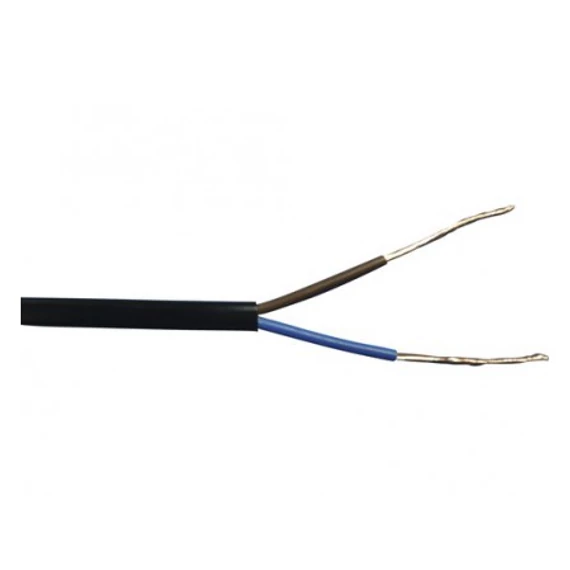 MTL 2X0,75 KÁBEL FEKETE SODROTT RÉZ PVC 300/300V