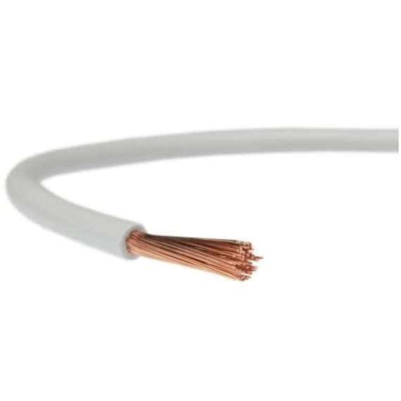 MKH   1,5 VEZETÉK FEHÉR SODROTT 450/750V PVC