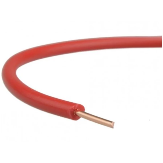 MCU  1,5 (H07V-U) VEZETÉK TÖMÖR RÉZ 450/750V PIROS