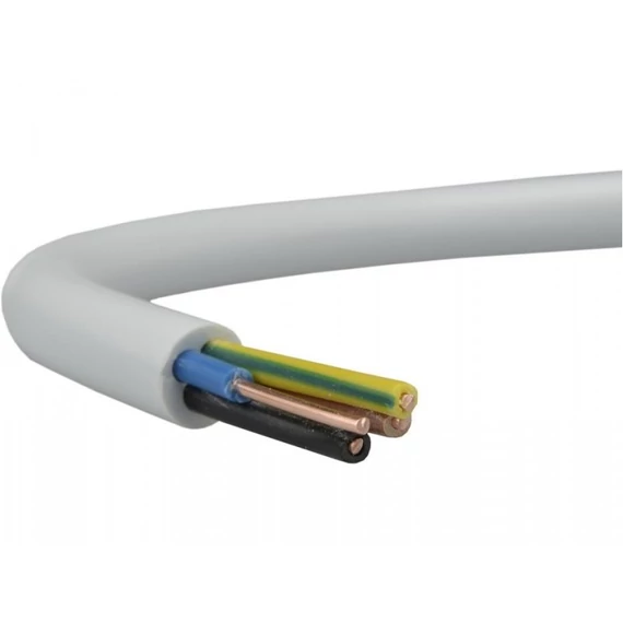 MBCU 4X6 (NYM-J) KÁBEL TÖMÖR RÉZ 300/500V SZÜRKE PVC