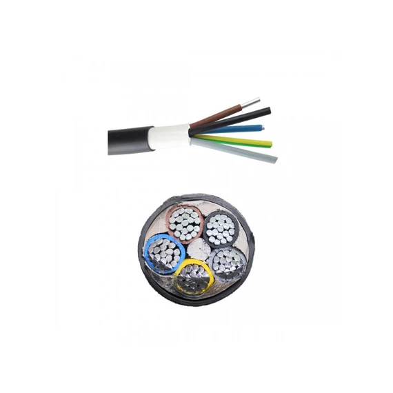 NAYY-J 5X50 ALUMÍNIUM FÖLDKÁBEL PVC 0,6/1KV