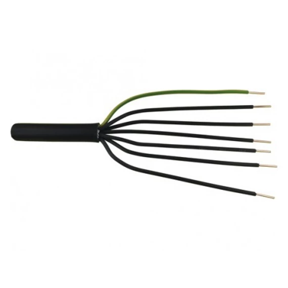 NYY-J 7X1,5 RE RÉZ FÖLDKÁBEL  0,6/1 kV FEKETE ( E-YY-J )