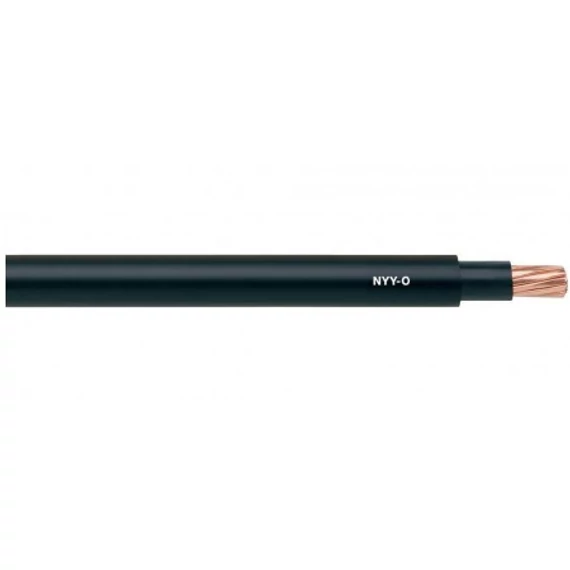 NYY-O 1x150 RM 0,6/1 kV réz földkábel fekete
