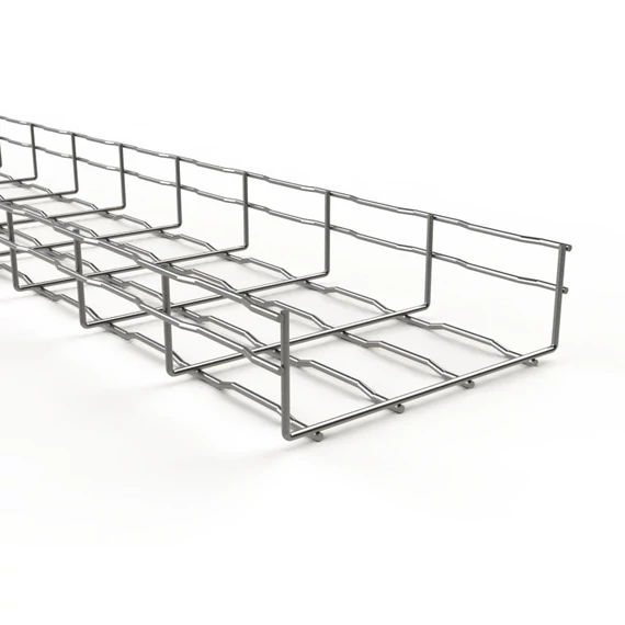 KÁBELTÁLCA HÁLÓS BFR 60X65MM 3M/SZÁL ROZSDAMENTES INOX BASORFIL