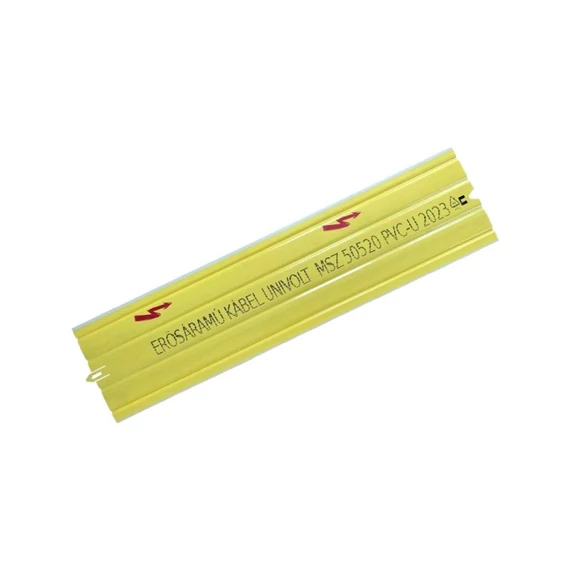 Kábelfedlap ERŐSÁRAM felirattal 150MM