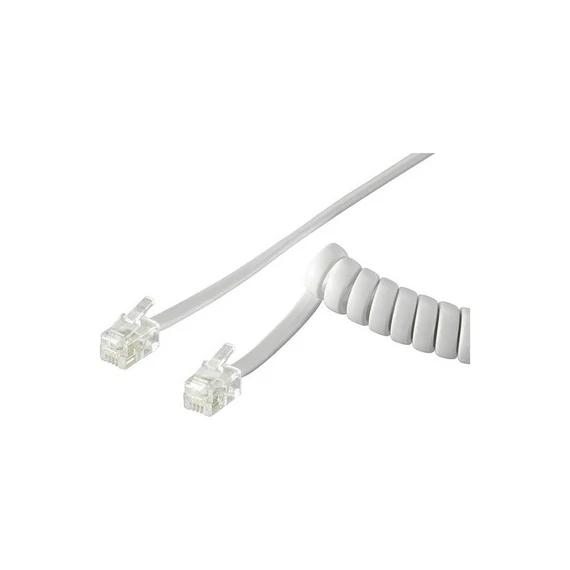 SPIRÁL KÁBEL 3X1,5 PVC-H8 FEHÉR 1M-4M