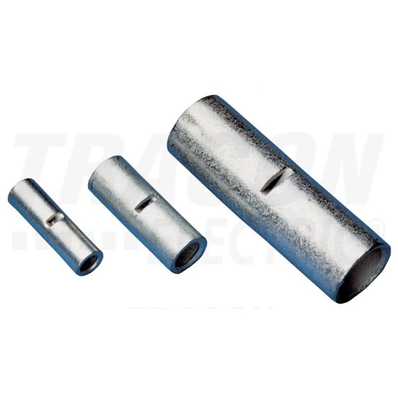 Szigeteletlen toldóhüvely, ónozott elektrolitréz 1,5mm2, (d1=1,9mm, L=12mm)